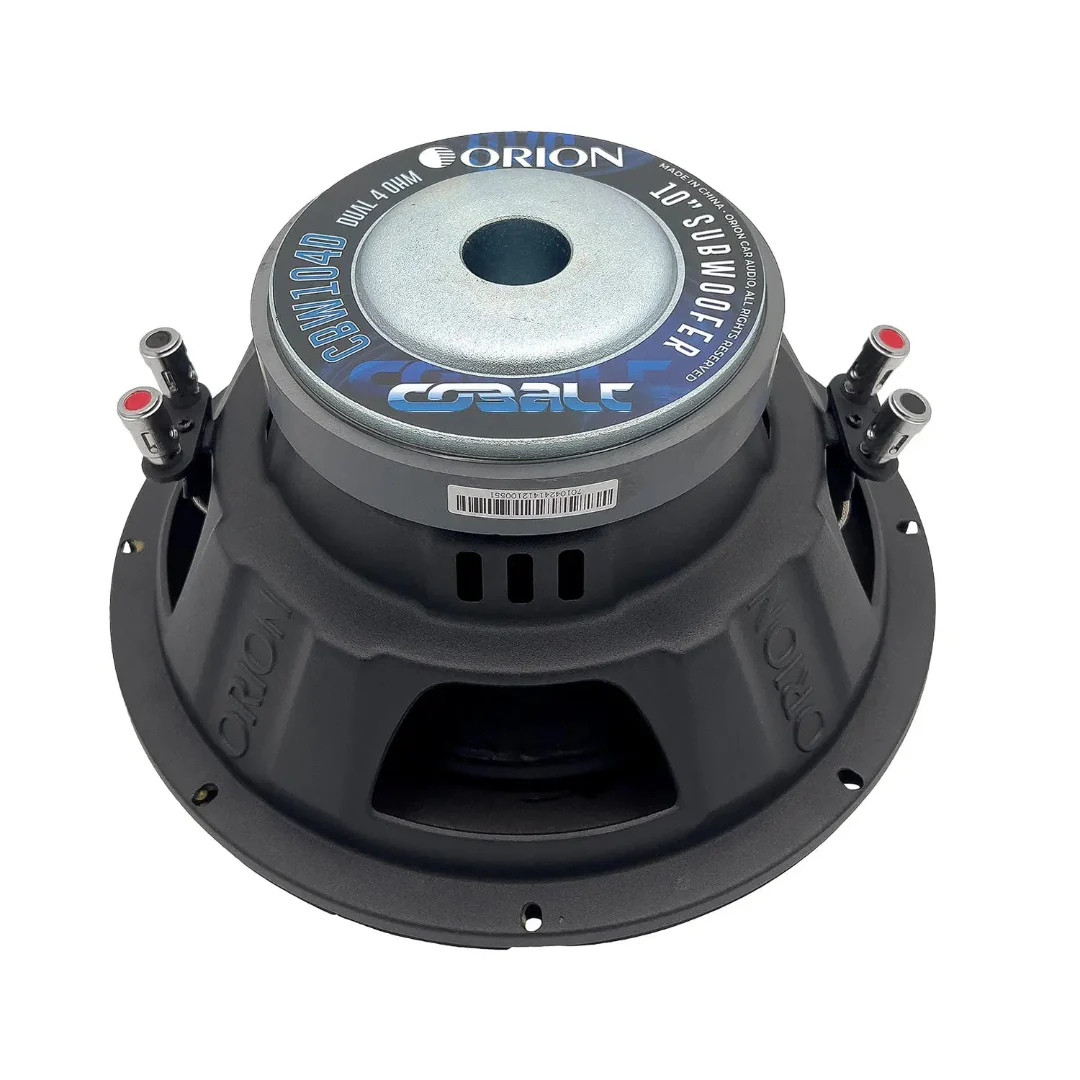 Orion CBW104D 10” Dual Voice Coil 4 Ohm Subwoofer | 1200W Max Cobalt Series Bass - Image 5