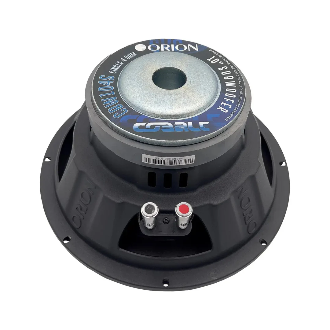 Orion CBW104S 10” Single Voice Coil 4 Ohm Subwoofer | 1200W Max Cobalt Series Bass - Image 4