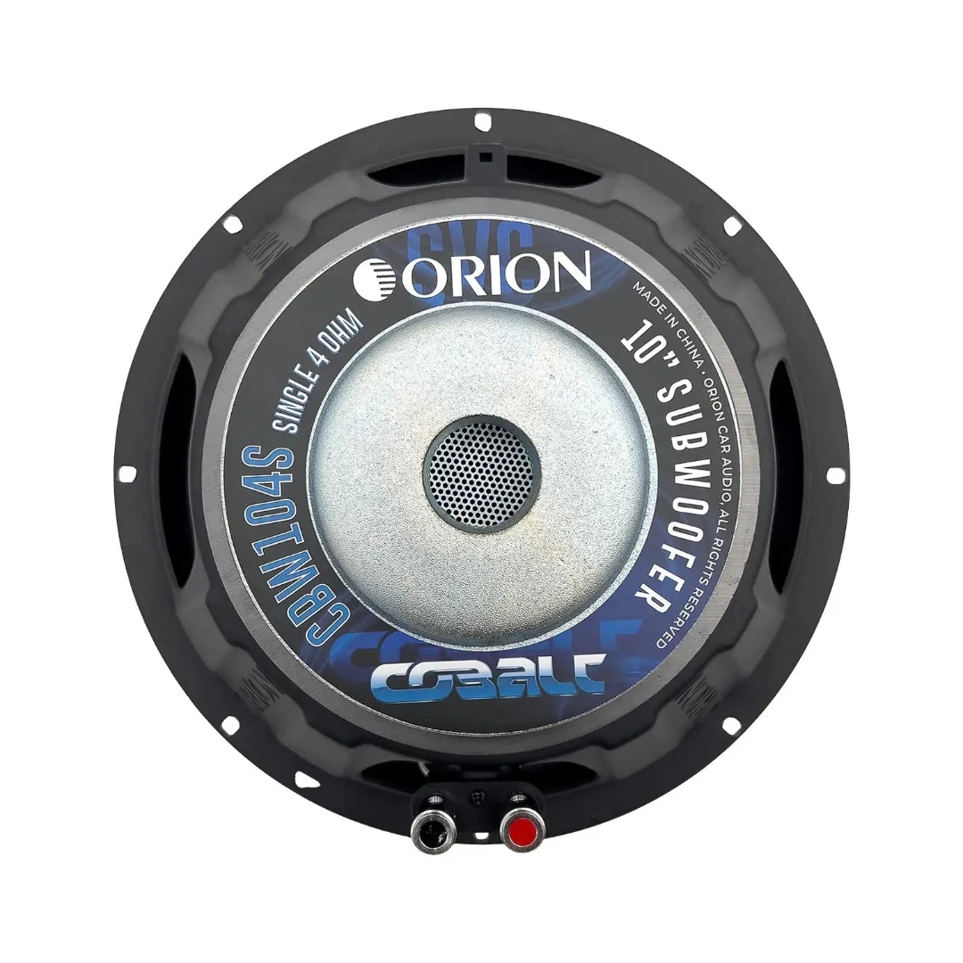 Orion CBW104S 10” Single Voice Coil 4 Ohm Subwoofer | 1200W Max Cobalt Series Bass - Image 6