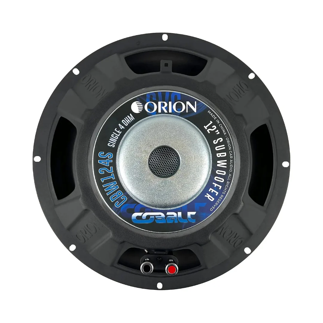 Orion CBW124S 12” Single Voice Coil 4 Ohm Subwoofer | 1600W Cobalt Series Bass - Image 3