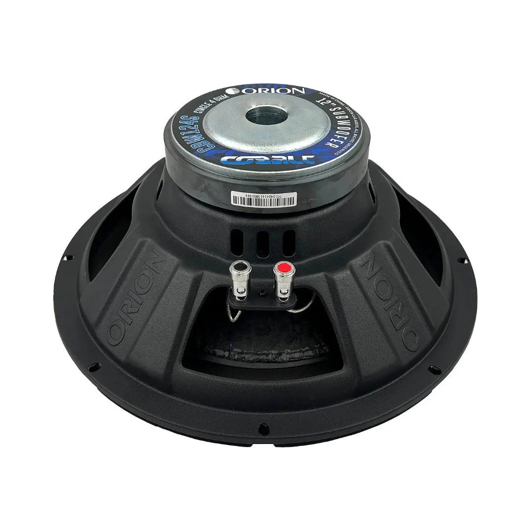 Orion CBW124S 12” Single Voice Coil 4 Ohm Subwoofer | 1600W Cobalt Series Bass - Image 4