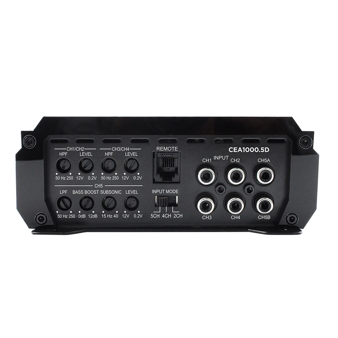 CEA1000.5D - 4000W Max Power / 1000 Watts RMS 5 Channel Class D Amplifier - Image 4