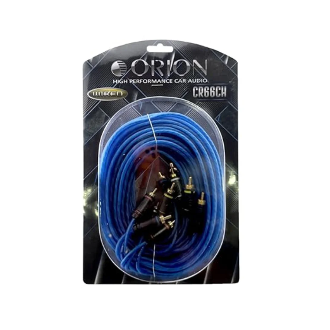 Orion CR66CH – 6 Channel RCA Cable for Car Audio | 17-Ft Blue CCA - Image 3
