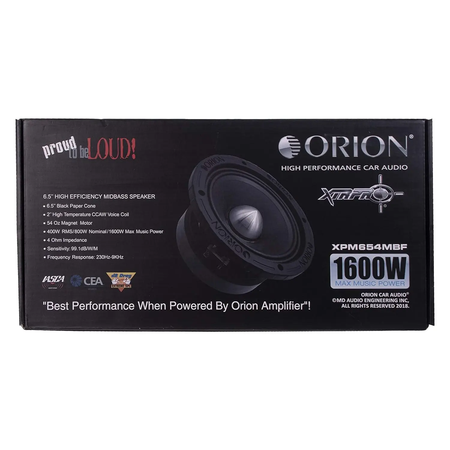 XPM654MBF 6.5" Pro Audio Mid Bass Speakers | 1600W Peak - Image 5