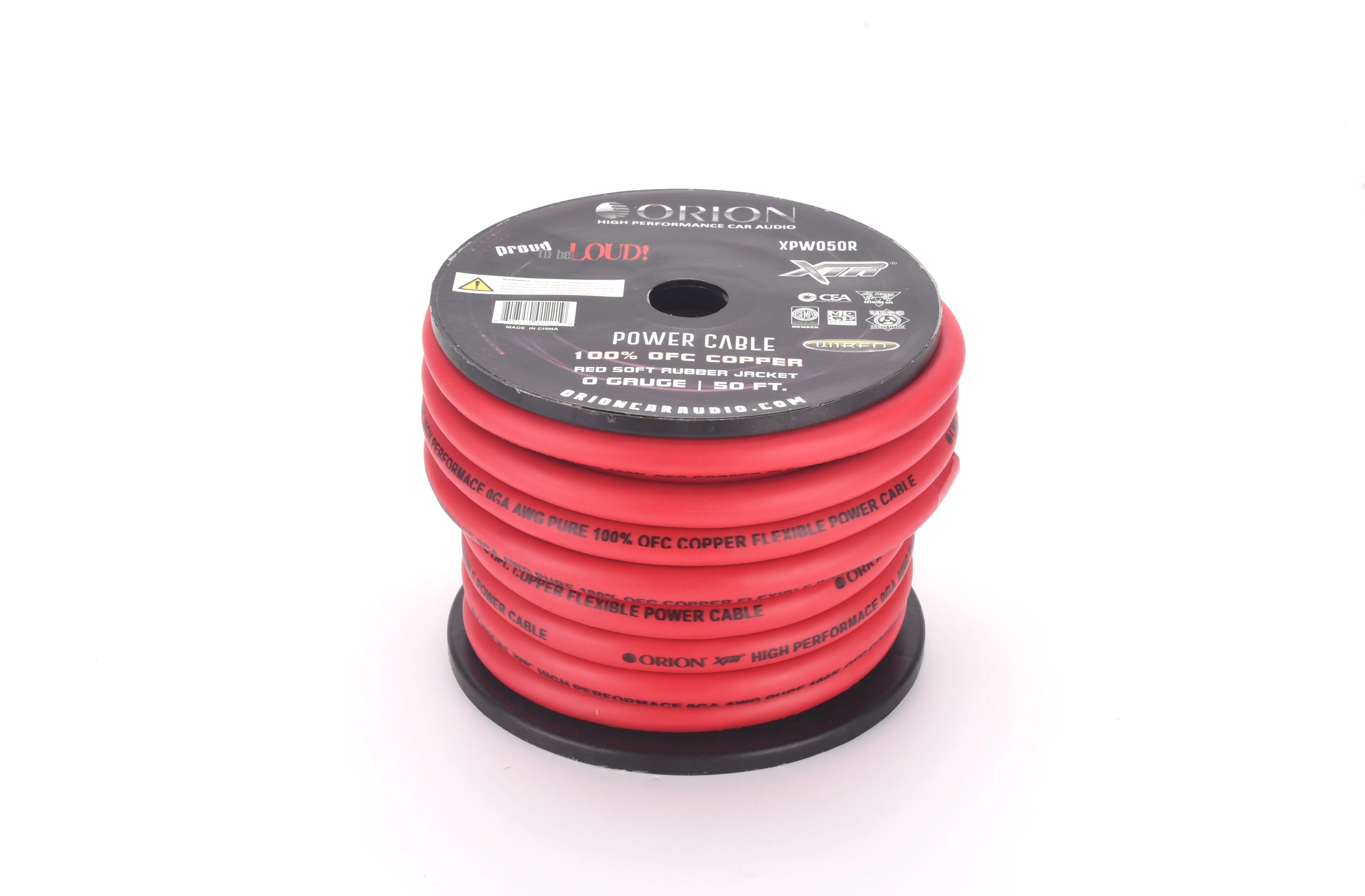 Orion XPW050R 0 Gauge 100% OFC Power Wire 50ft Pure Copper Amp Battery Cable (Red) - Image 3