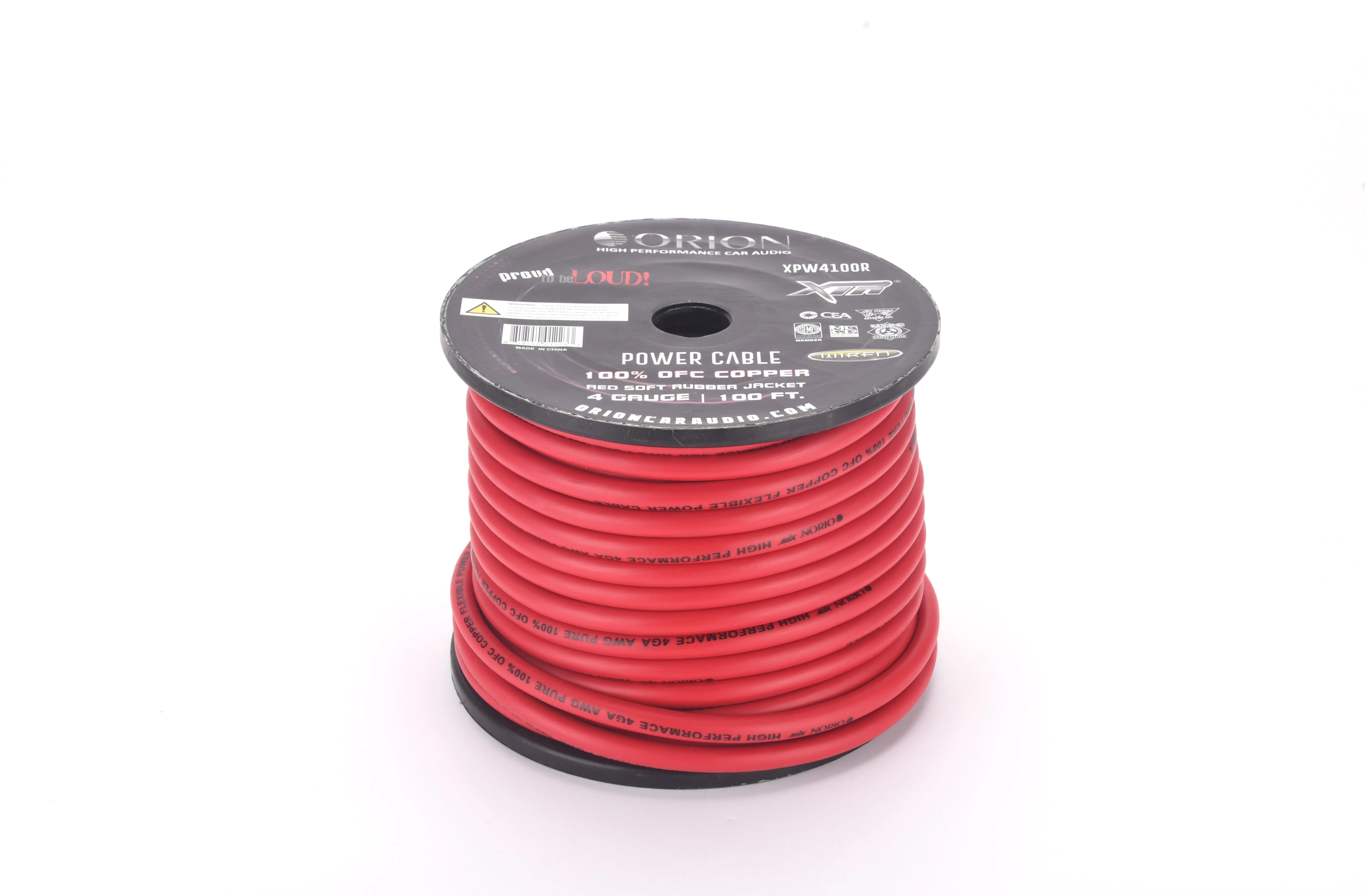 Orion XPW4100R 4 Gauge 100% OFC Power Wire 100ft Pure Copper Amp Battery Cable (Red) - Image 3