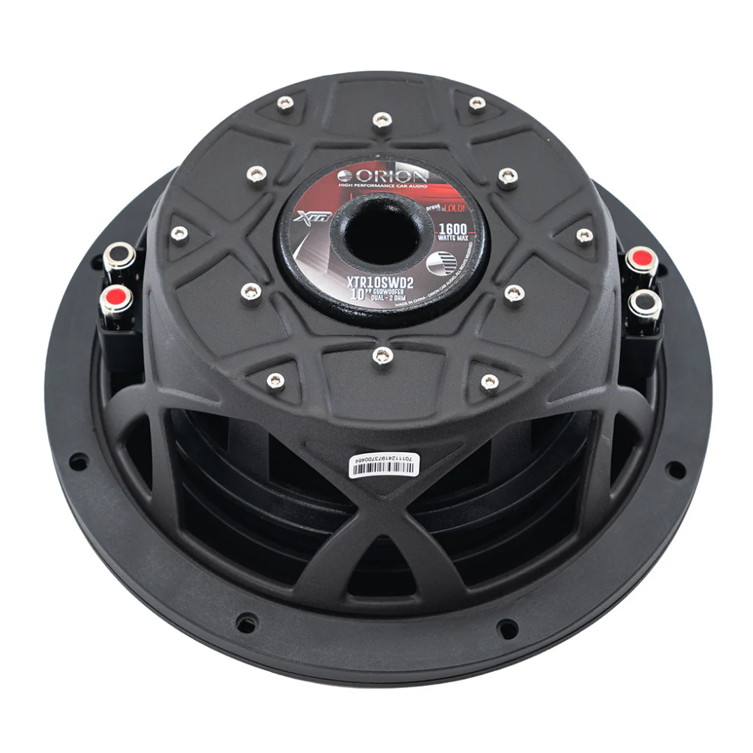 Orion XTR10SWD2 – 10 Inch Dual 2 Ohm Shallow Mount Subwoofer | 400W RMS Bass Power - Image 4