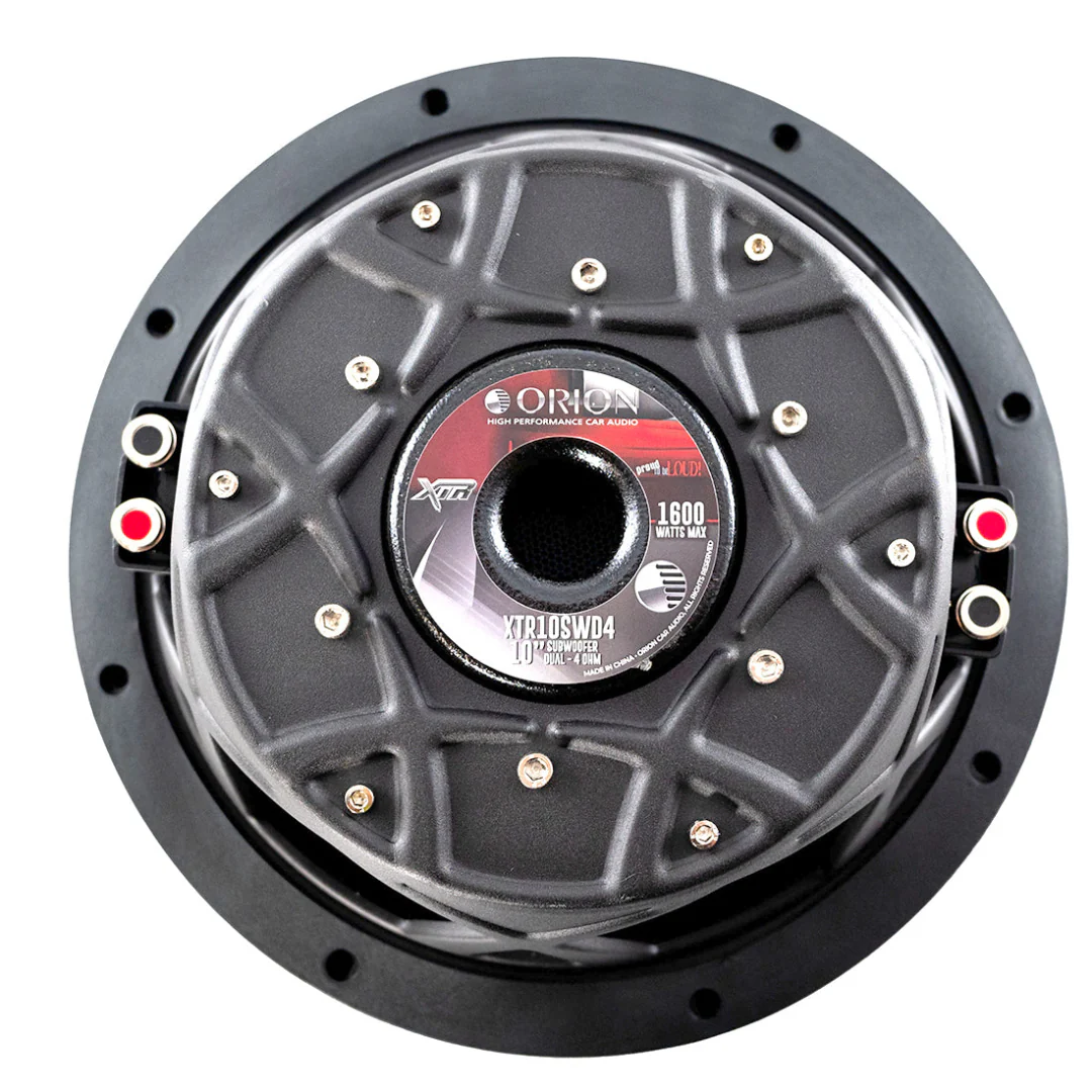 Orion XTR10SWD4 – 10 Inch Dual 4 Ohm Shallow Mount Subwoofer | 400W RMS Bass Power - Image 5