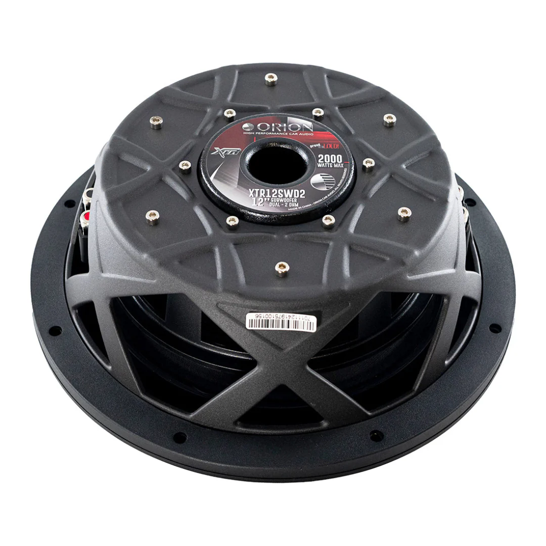 Orion XTR12SWD2 – 12 Inch Dual 2 Ohm Shallow Mount Subwoofer | 500W RMS Bass Power - Image 4