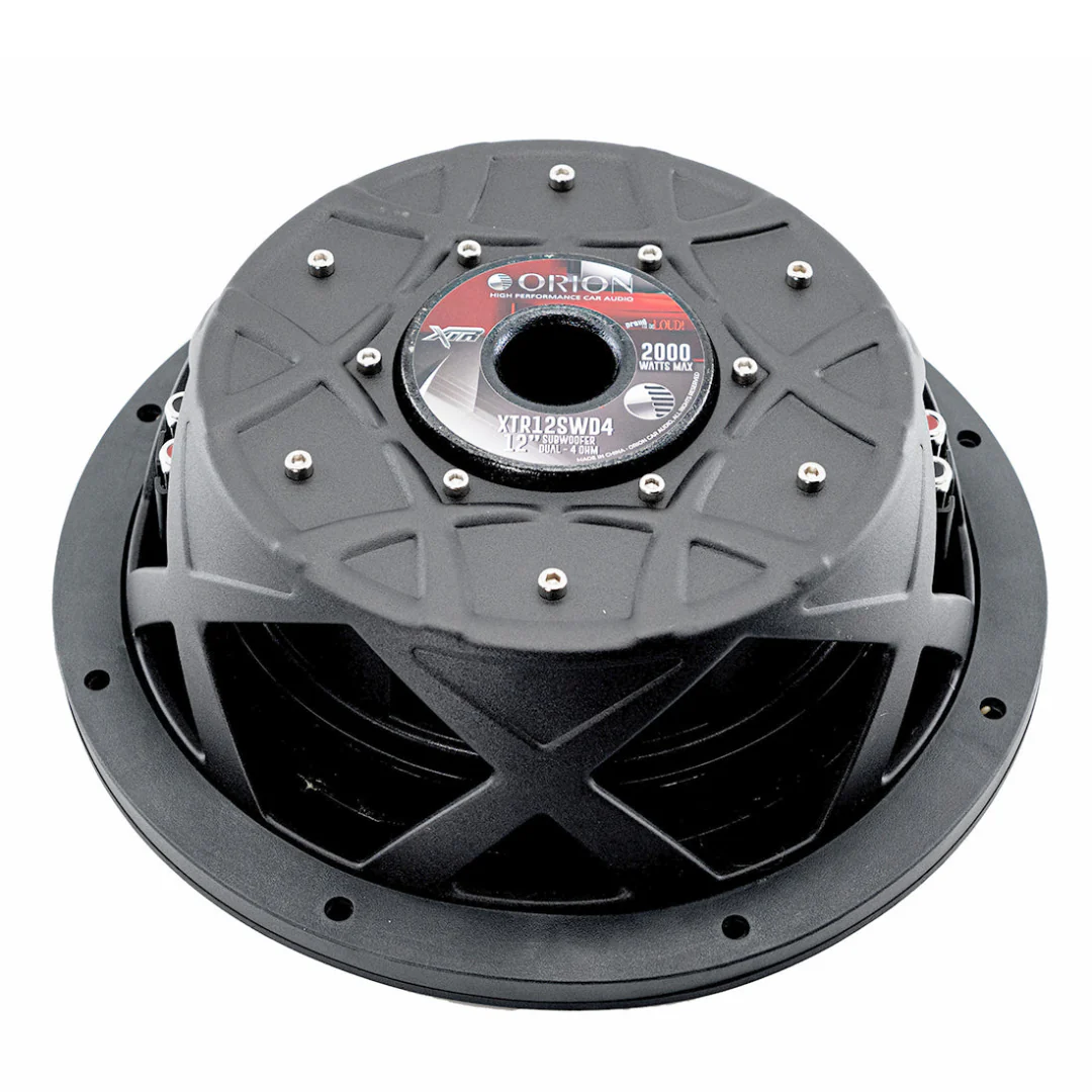 Orion XTR12SWD4 – 12 Inch Dual 4 Ohm Shallow Mount Subwoofer | 500W RMS Bass Power - Image 4