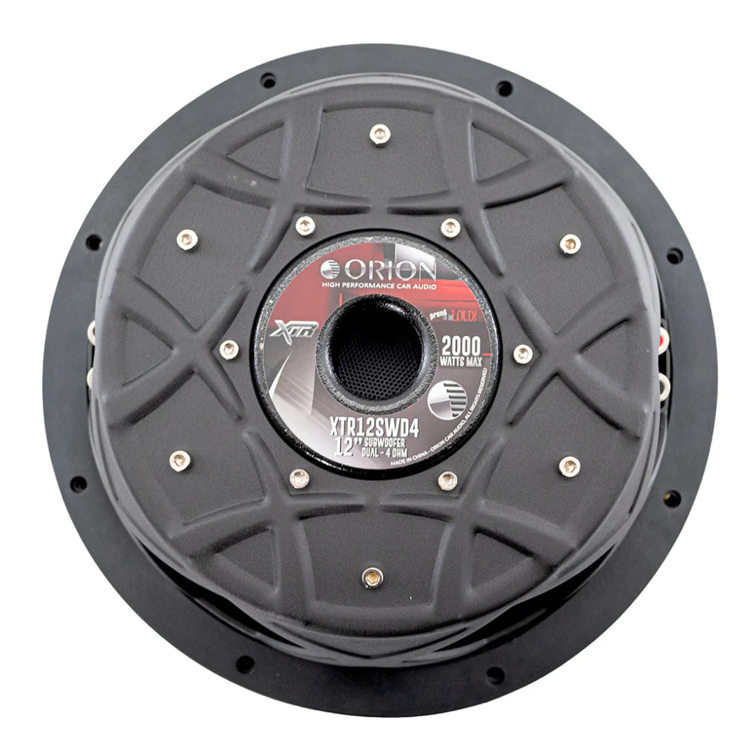 Orion XTR12SWD4 – 12 Inch Dual 4 Ohm Shallow Mount Subwoofer | 500W RMS Bass Power - Image 5