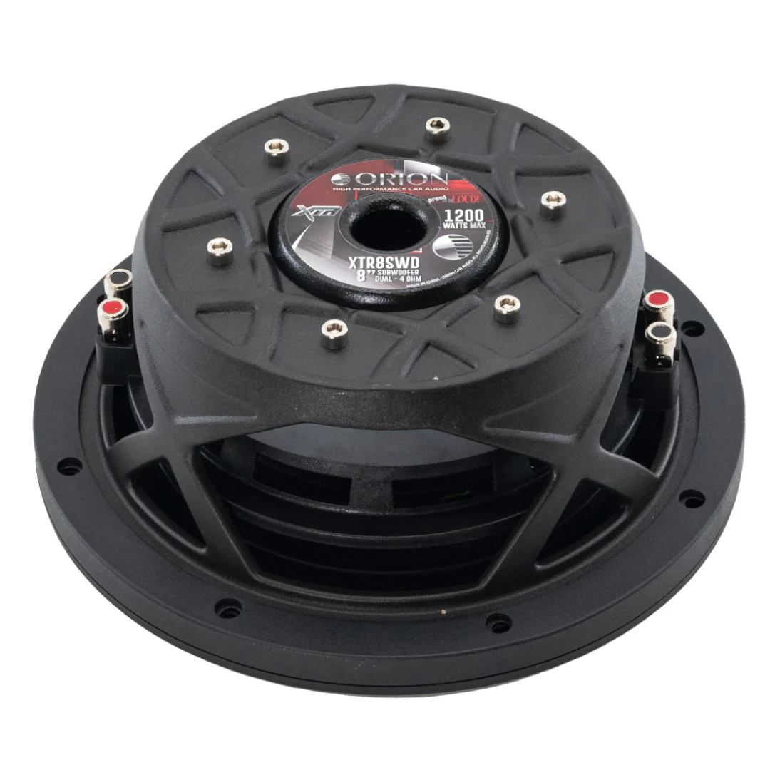 Orion XTR8SWD2 – 8 Inch Dual 2 Ohm Shallow Mount Subwoofer | 300W RMS Bass Power - Image 5