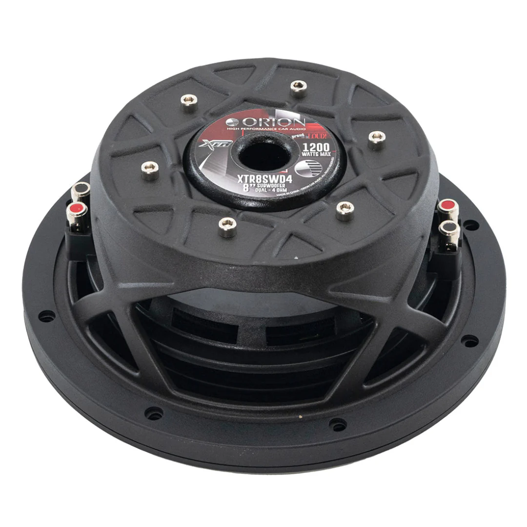 Orion XTR8SWD4 – 8 Inch Dual 4 Ohm Shallow Mount Subwoofer | 300W RMS Bass Power - Image 4