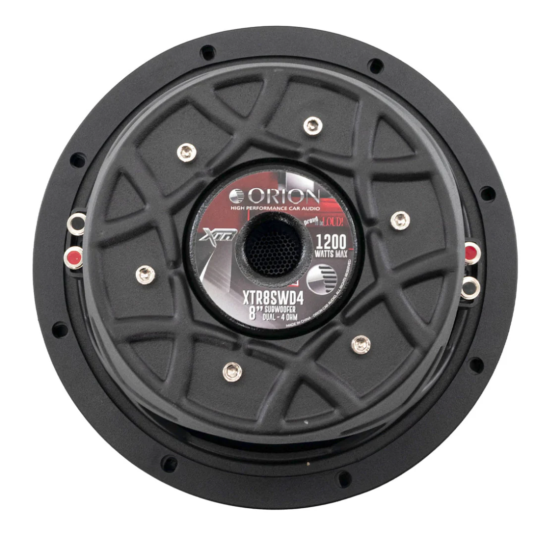 Orion XTR8SWD4 – 8 Inch Dual 4 Ohm Shallow Mount Subwoofer | 300W RMS Bass Power - Image 5